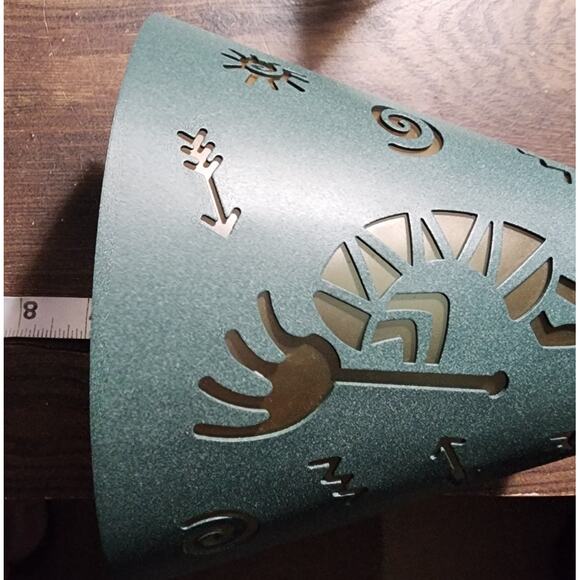 Party Lite Southwestern Metal wall sconces Kokopelli gecko lizard design - Picture 9 of 10